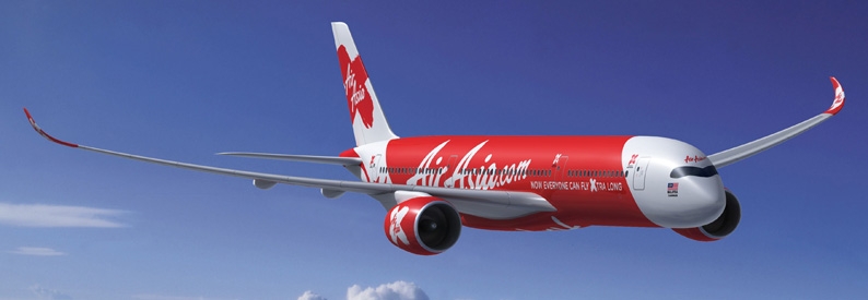 Illustration of AirAsia X Airbus A350-900