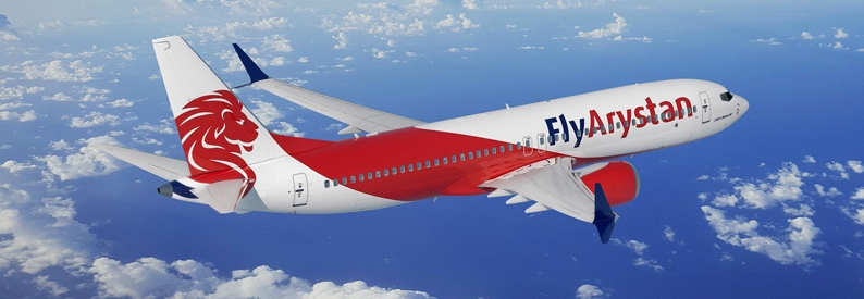 Illustration of FlyArystan Boeing 737-8