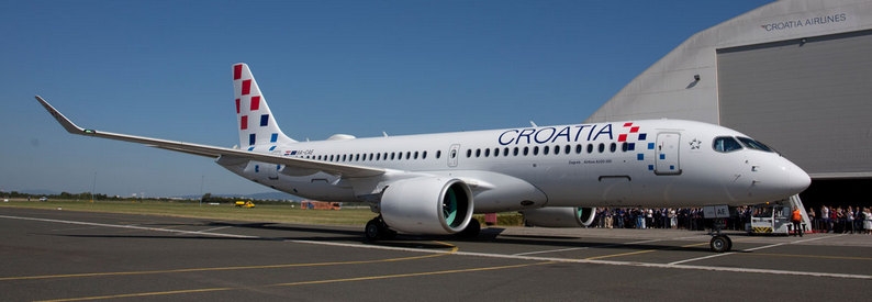 Croatia Airlines adds first A220-300; seeks ACMI in 2026