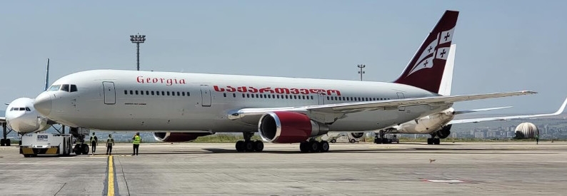 Georgian Airways takes first freighter, a B767